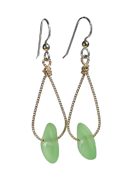 Seaglass Nugget Earrings