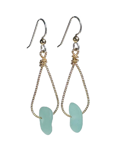 Seaglass Nugget Earrings