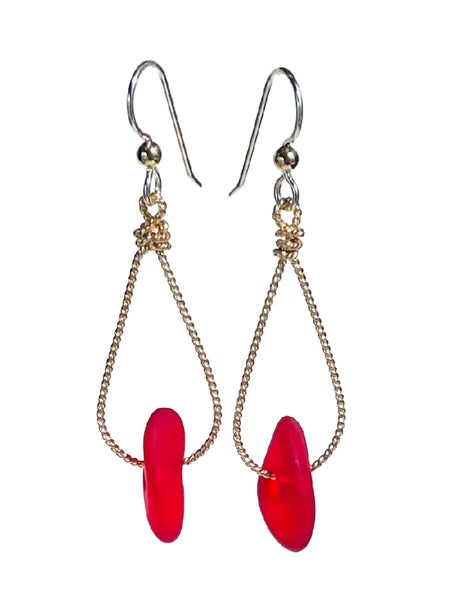 Seaglass Nugget Earrings