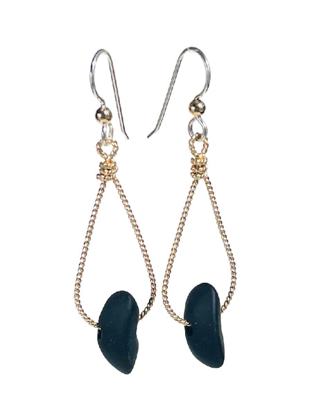 Seaglass Nugget Earrings