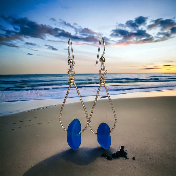 Seaglass Nugget Earrings