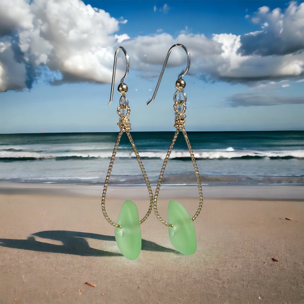 Seaglass Nugget Earrings