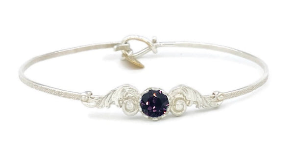 Angel Wings Birthstone Colors Bracelet - Earth Grace Artisan Jewelry