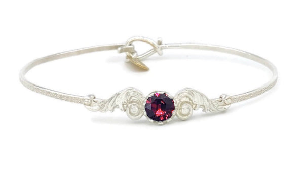 Angel Wings Birthstone Colors Bracelet - Earth Grace Artisan Jewelry
