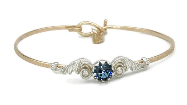 Angel Wings Birthstone Colors Bracelet - Earth Grace Artisan Jewelry