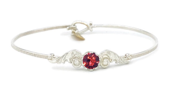 Angel Wings Birthstone Colors Bracelet - Earth Grace Artisan Jewelry