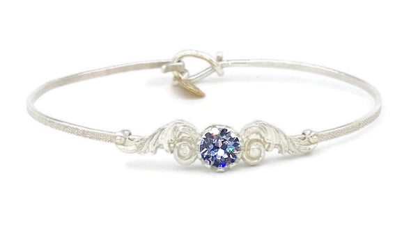 Angel Wings Birthstone Colors Bracelet - Earth Grace Artisan Jewelry