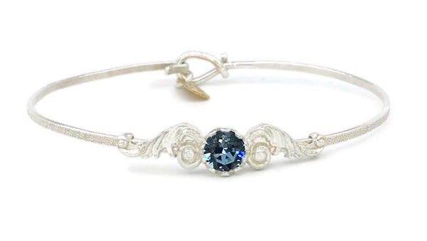 Angel Wings Birthstone Colors Bracelet - Earth Grace Artisan Jewelry