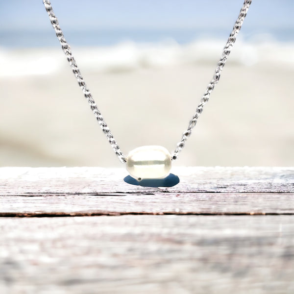 Pearl Slider Necklace