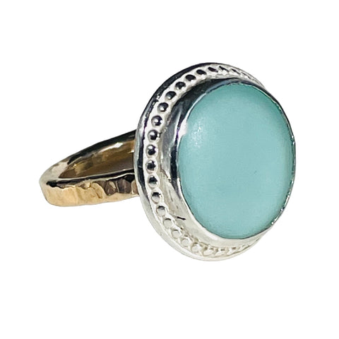 Seaglass Round Ring