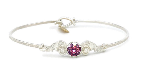 Angel Wings Birthstone Colors Bracelet - Earth Grace Artisan Jewelry