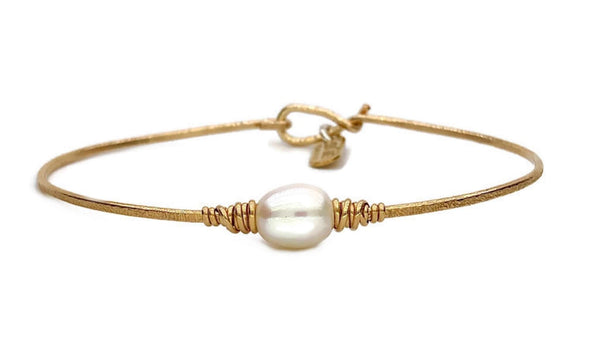 Serenity Pearl Bracelet - Earth Grace Artisan Jewelry